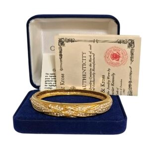 Camrose & Kross Jacqueline Kennedy (JBK) Lattice Bangle Bracelet